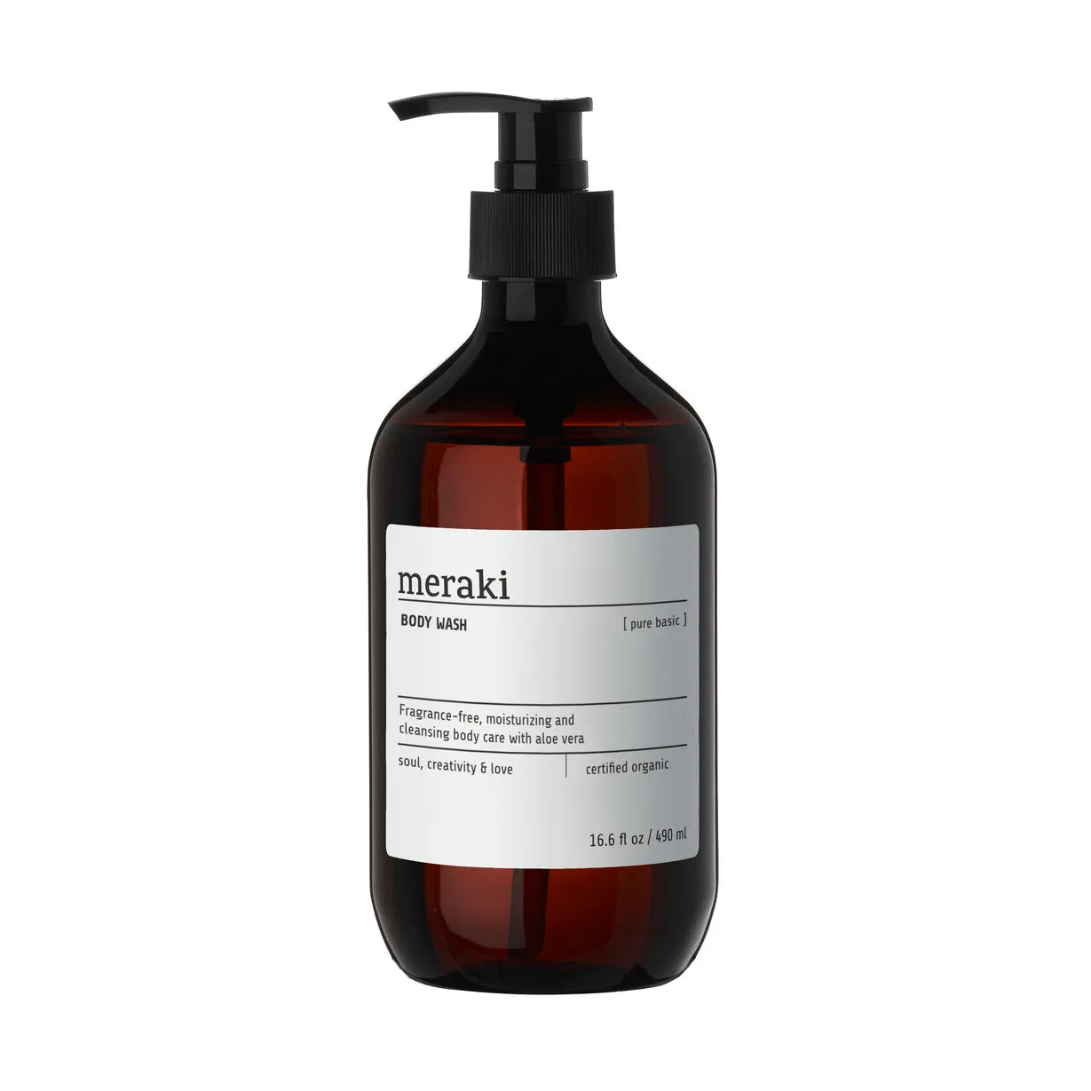Meraki Meraki body wash 490 ml Pure basic