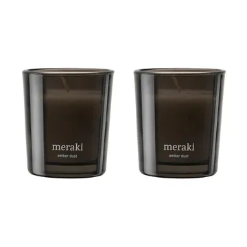 Meraki doftljus 15 timmar 2-pack - Amber dust - Meraki