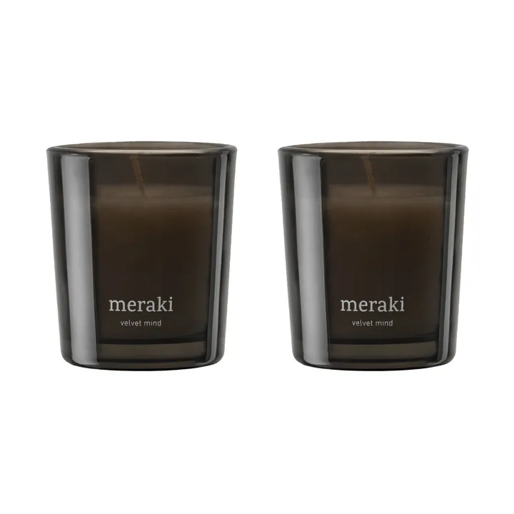 Meraki doftljus 15 timmar 2-pack - Velvet mind - Meraki