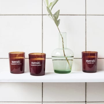 Meraki doftljus brunt glas 12 timmar - Sandcastles & sunsets - Meraki