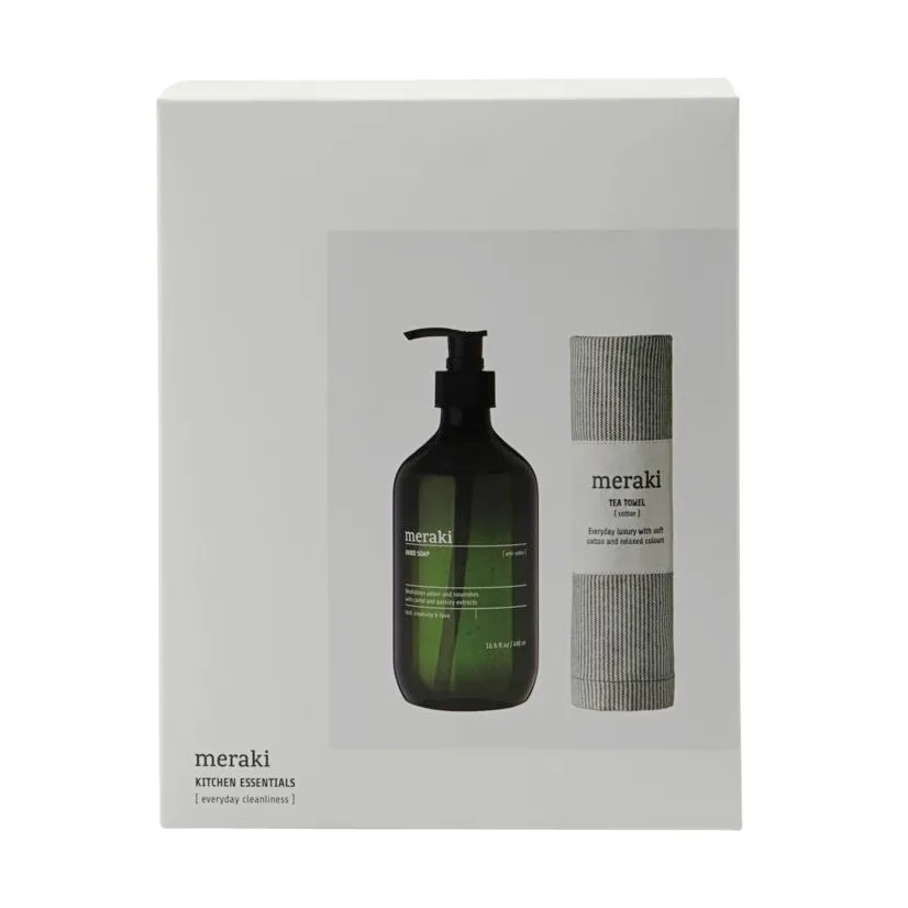 Meraki gåvoset doftfri tvål och kökshandduk, Everyday cleanliness Meraki