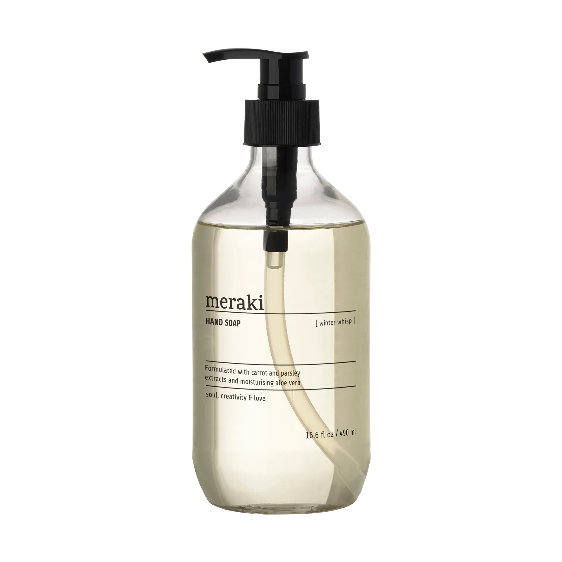 Meraki handtvål 490 ml, Winter whisp Meraki