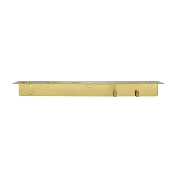 Produktfoto för Meraki - Bottle Holder With Hooks - Garderobskrokar - Brushed Brass Finish - L50 x W6.8 x H5.8 cm