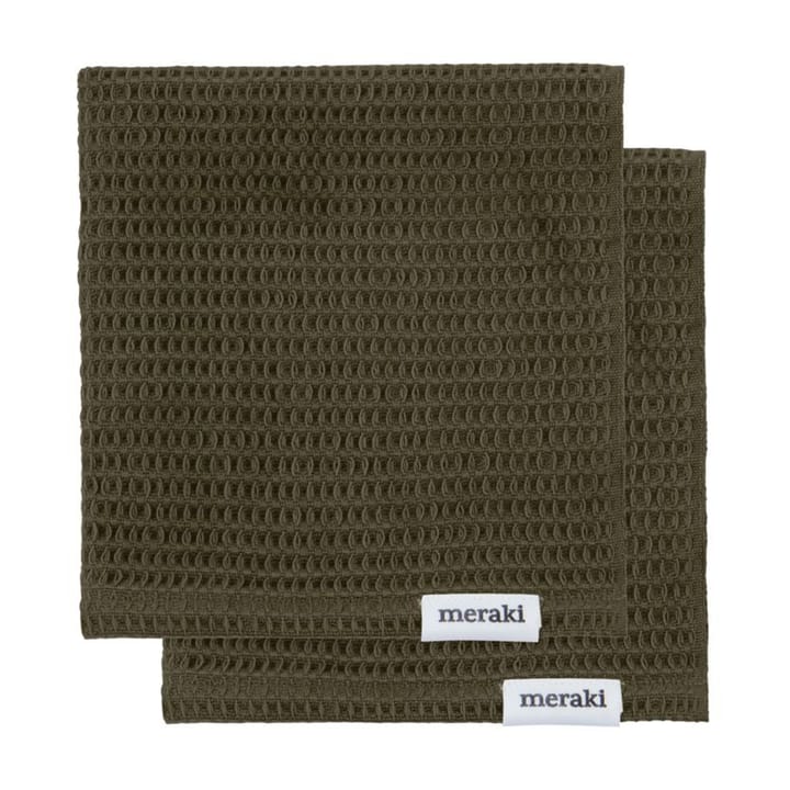 Pumila diskduk 30x30 cm 2-pack - Armégrön - Meraki