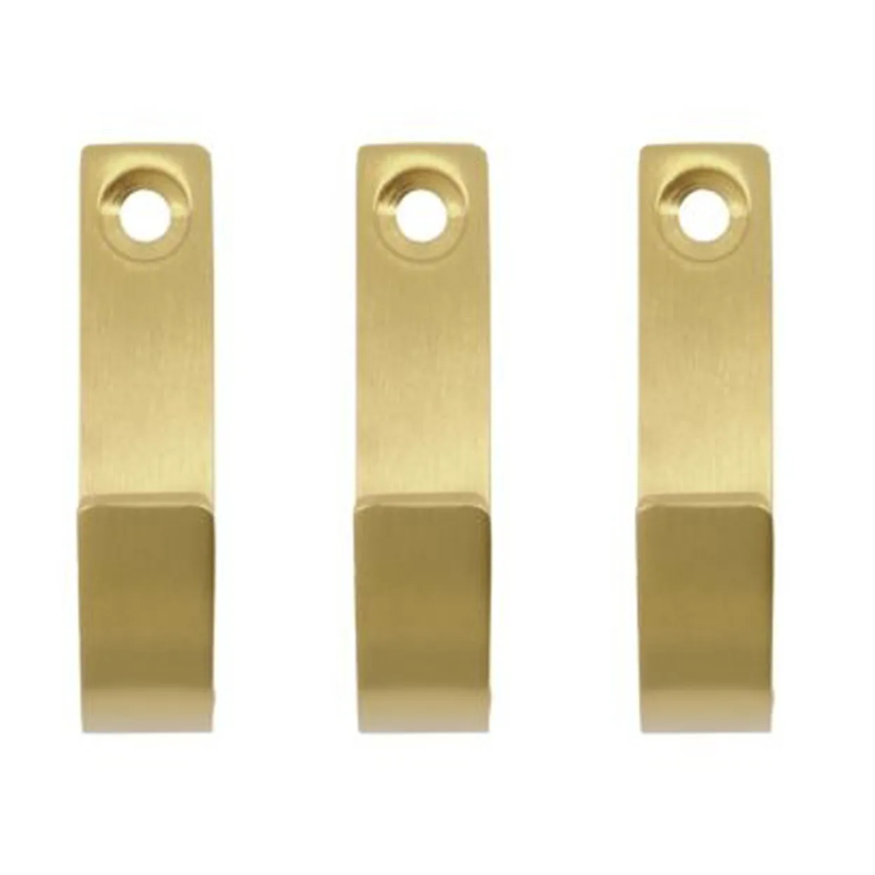 Produktfoto för Meraki - Hook - Thapsus - Krokar - Brushed Brass Finish - L5.5 x W1.4 cm
