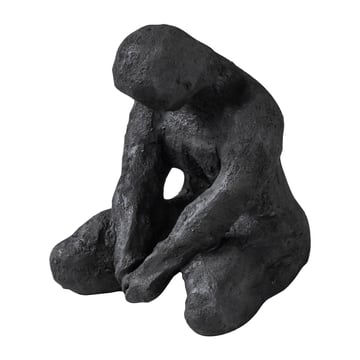 Mette Ditmer Art piece mediterande man 15 cm Black