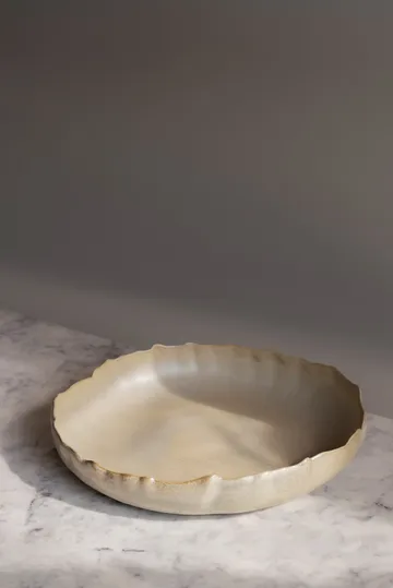 By Hand serveringsfat Ø37 cm - Straw - Mette Ditmer