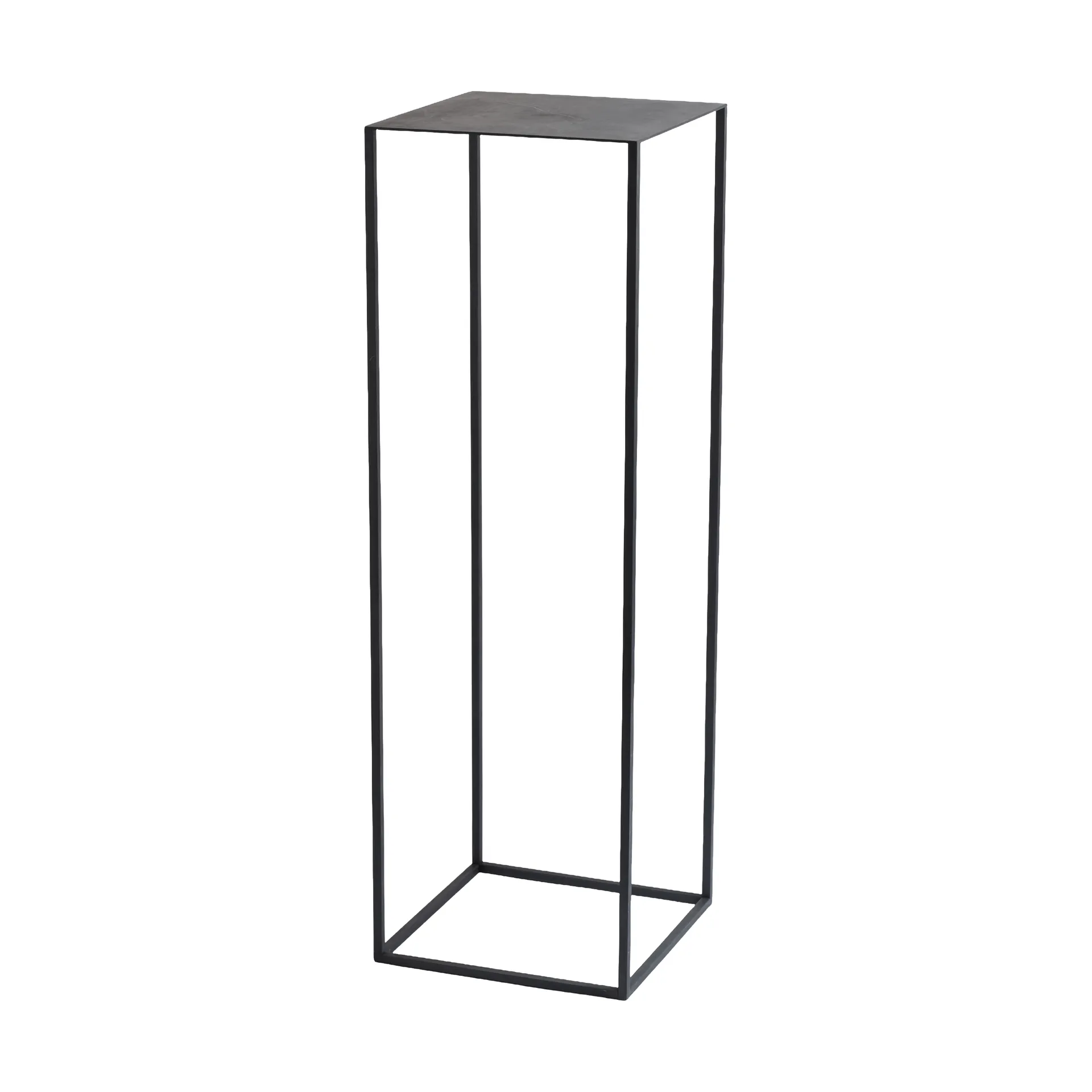 Mette Ditmer Cubic piedestal Svart, 29x29x90 cm