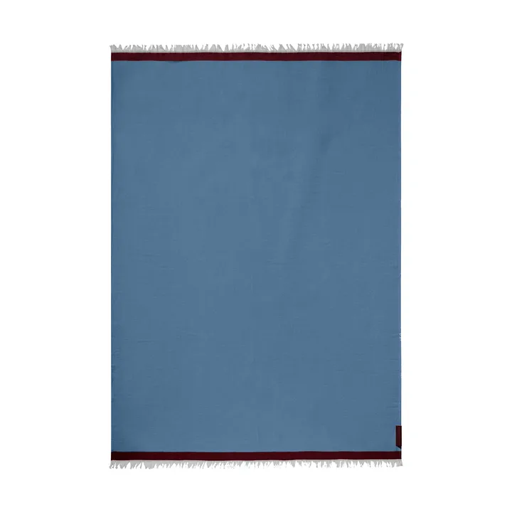 Duet pläd - Blue-Beige (blå-beige), 130x175 cm - Mette Ditmer