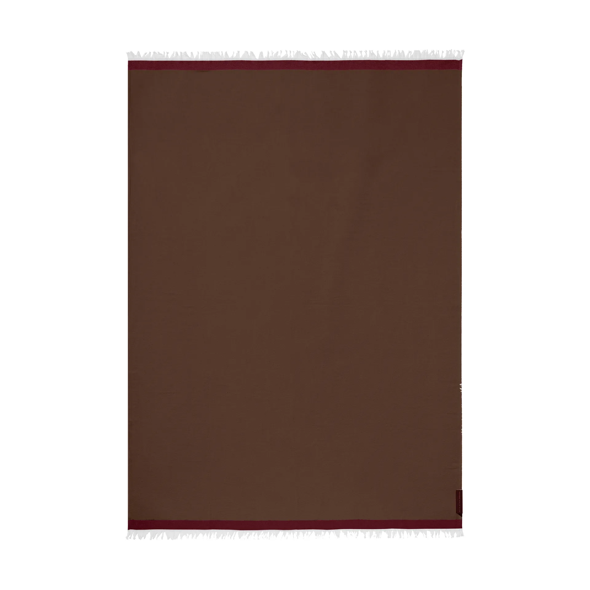 Duet pläd, Brown-Beige (brun-beige), 130x175 cm Mette Ditmer