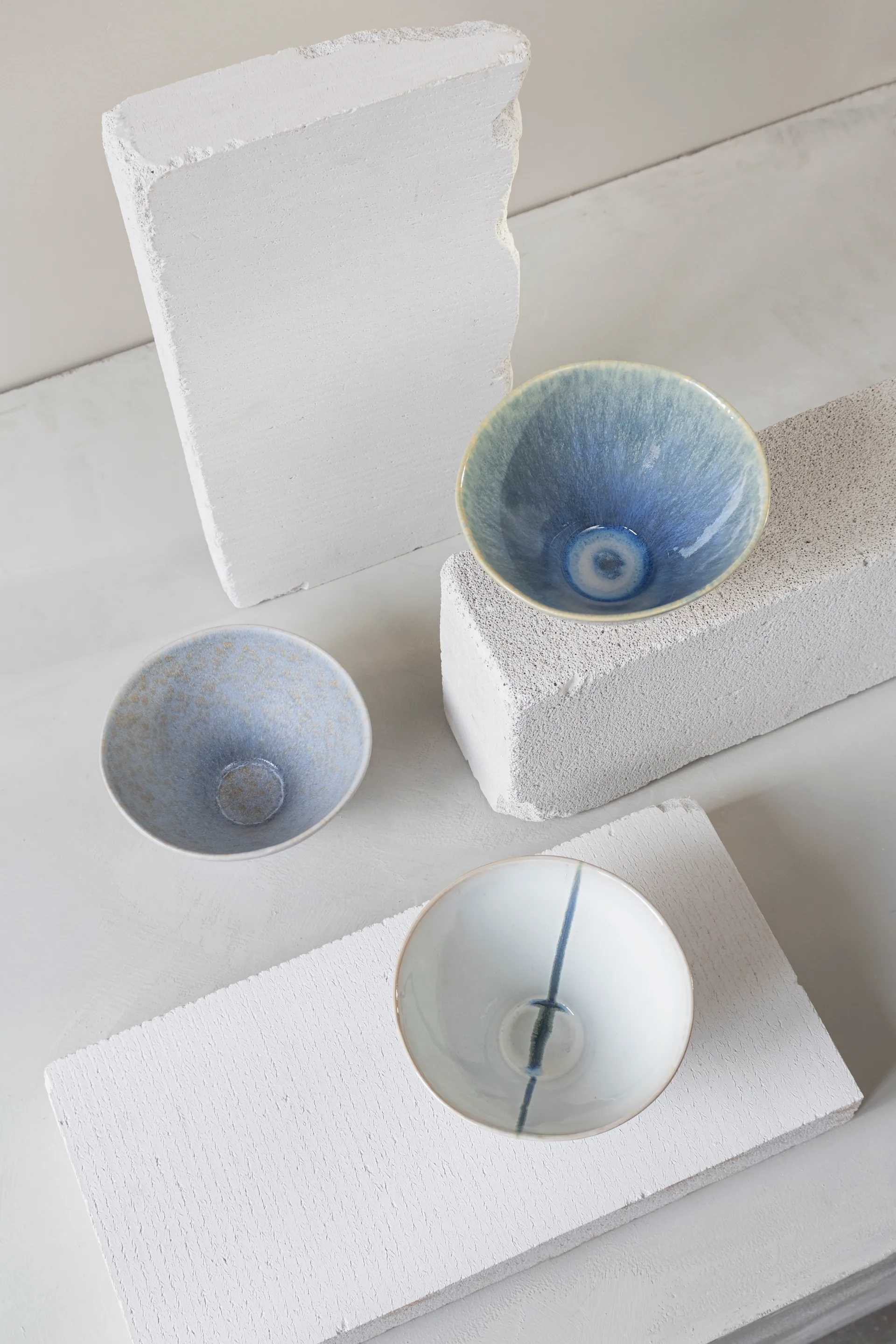 Elements skål medium Ø15,5 cm 3 delar, Blue Mette Ditmer