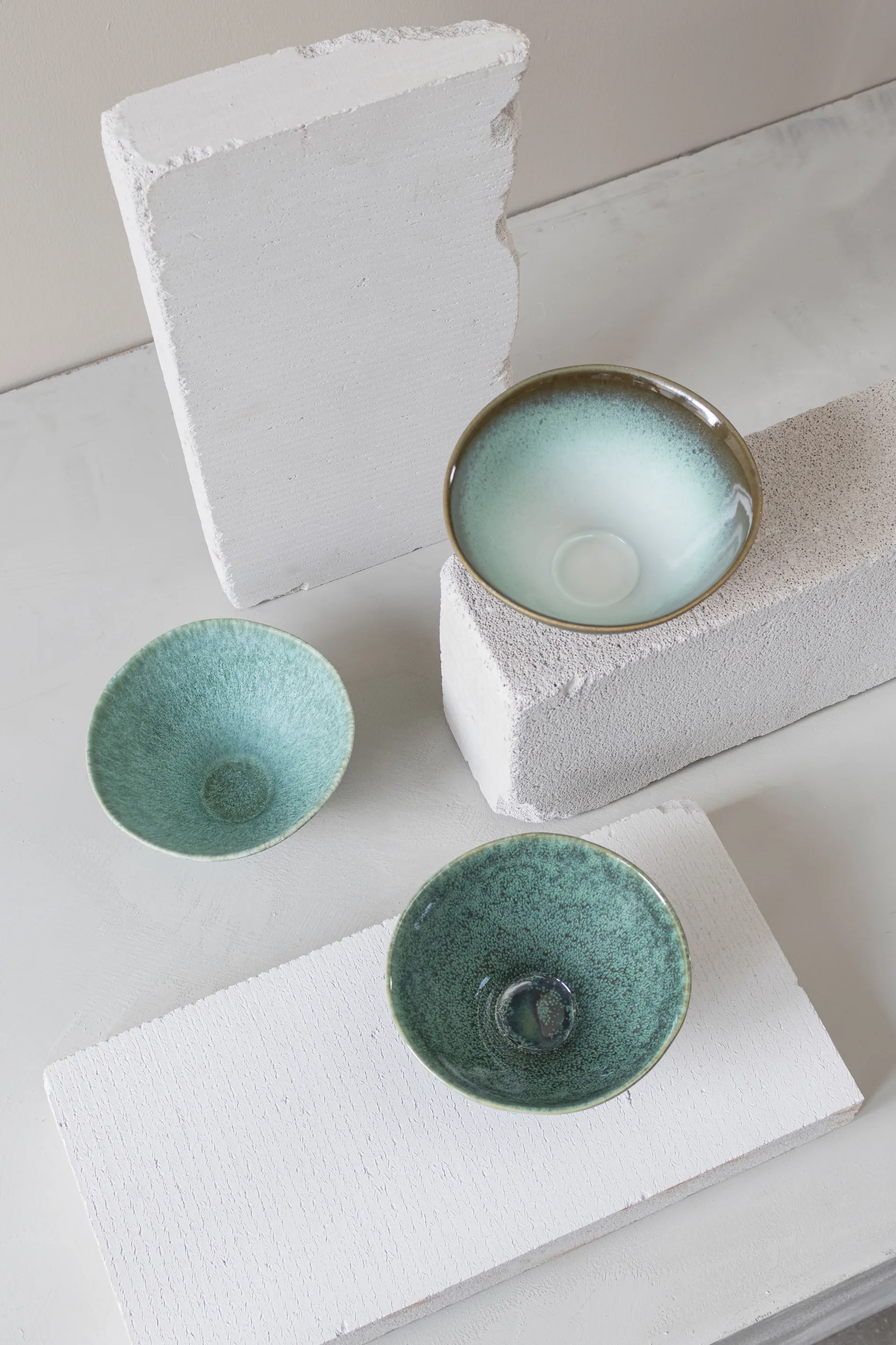 Elements skål medium Ø15,5 cm 3 delar, Green Mette Ditmer