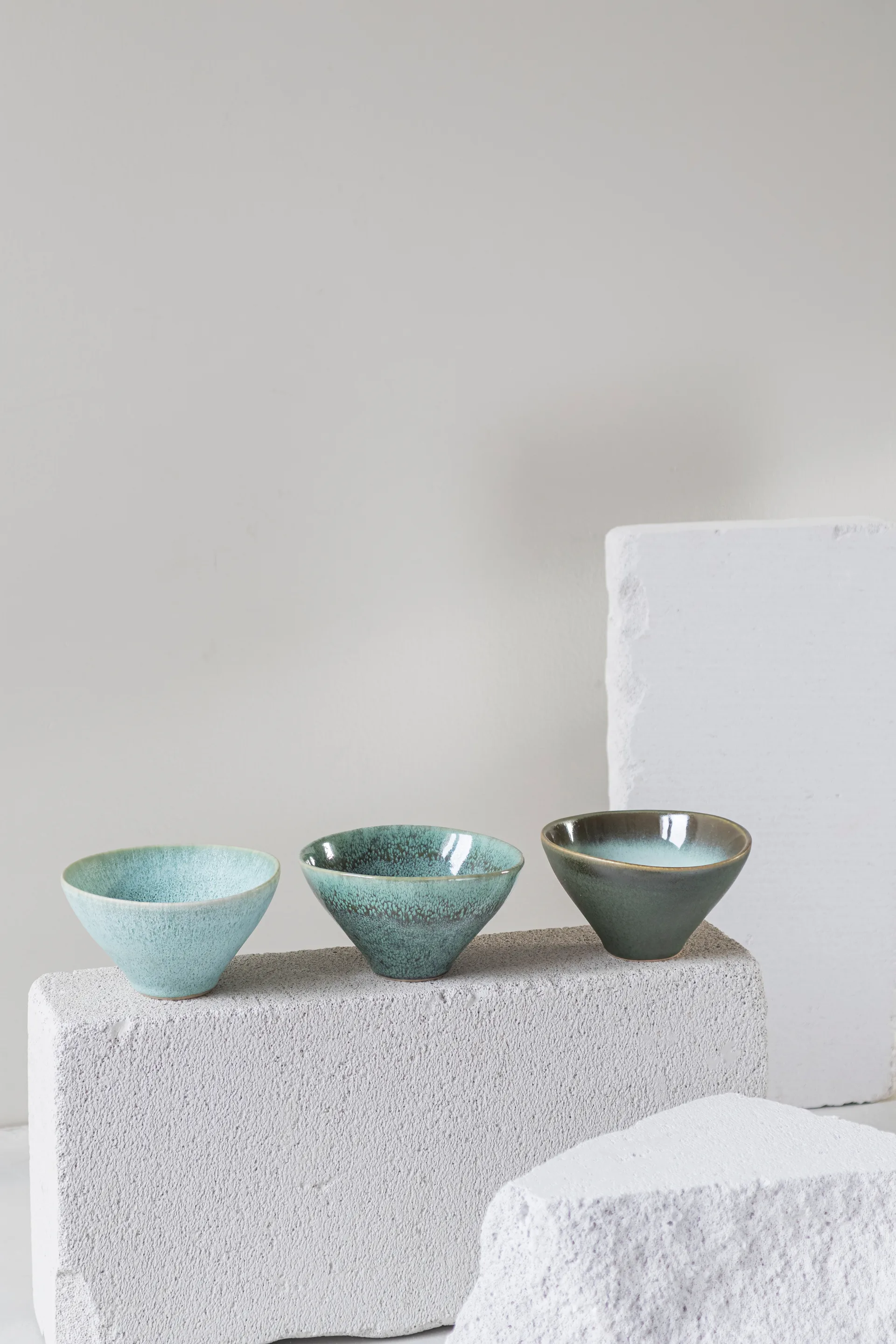 Elements skål small Ø12 cm 3 delar, Green Mette Ditmer