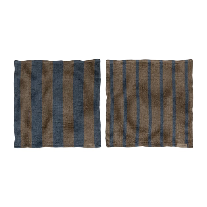 Elvira disktrasa 33x33 cm 2-pack - Ochre - Mette Ditmer