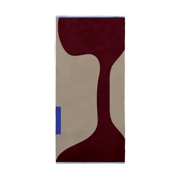 Figura matta - Red-Beige, 70x150 cm - Mette Ditmer