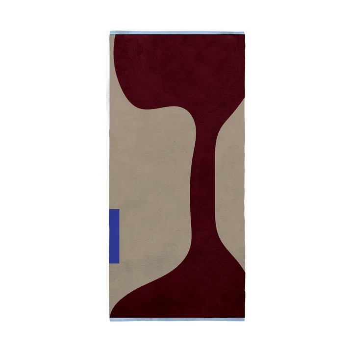 Figura matta - Red-Beige, 70x150 cm - Mette Ditmer