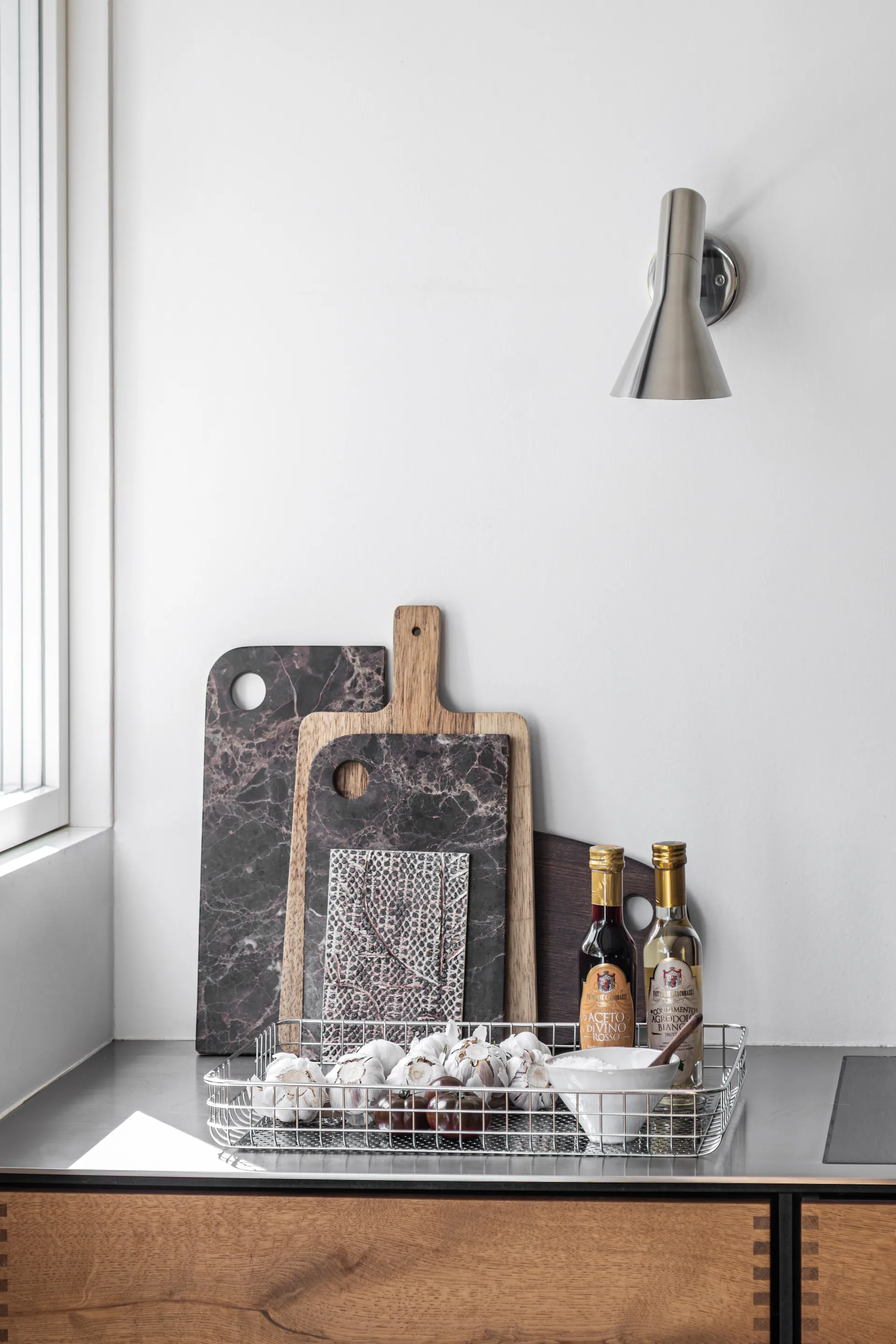 Lift serveringsbricka 33,5x45,5 cm, Chrome Mette Ditmer