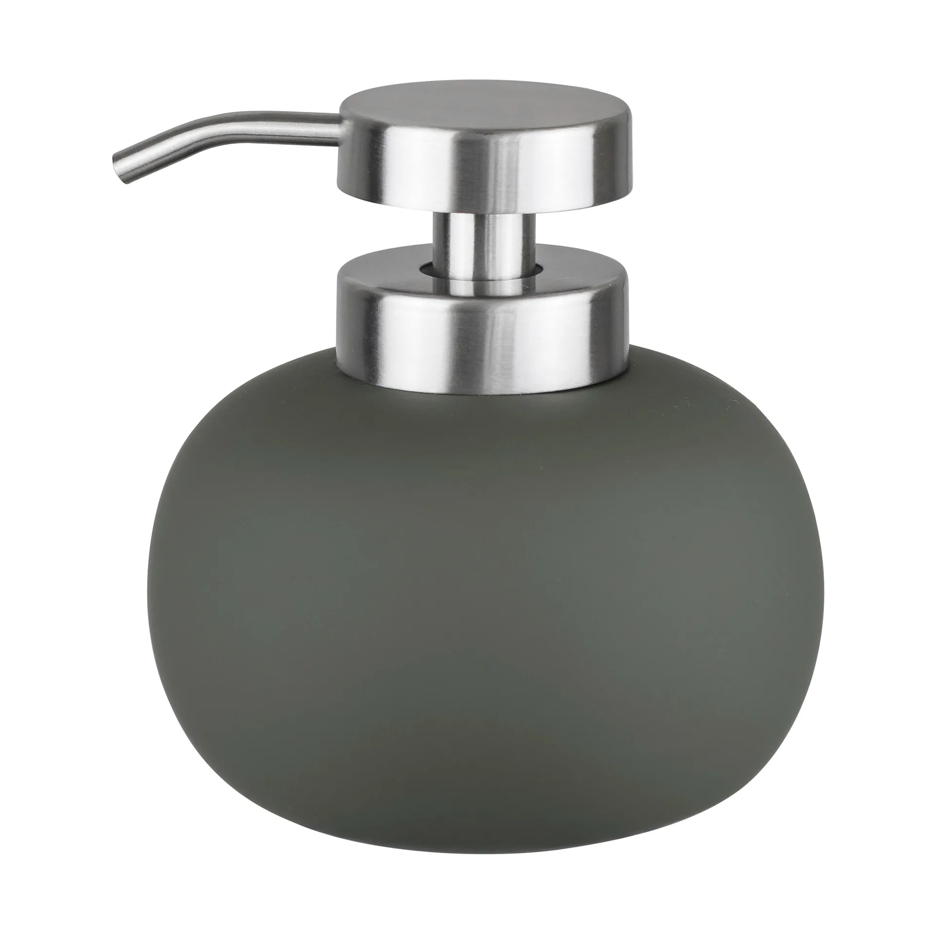 Lotus play tvålpump låg, inkl 2 pumphuvuden, Dark olive Mette Ditmer