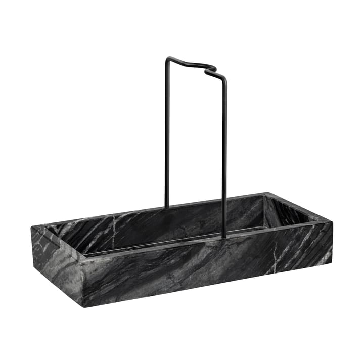 Marble diskbänksorganiserare 12x23,5 cm - Black-grey - Mette Ditmer