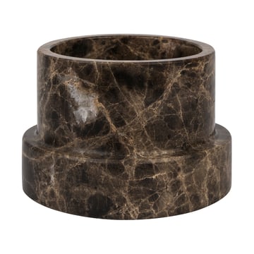 Mette Ditmer Marble ljusstake för blockljus 6,5 cm Brun