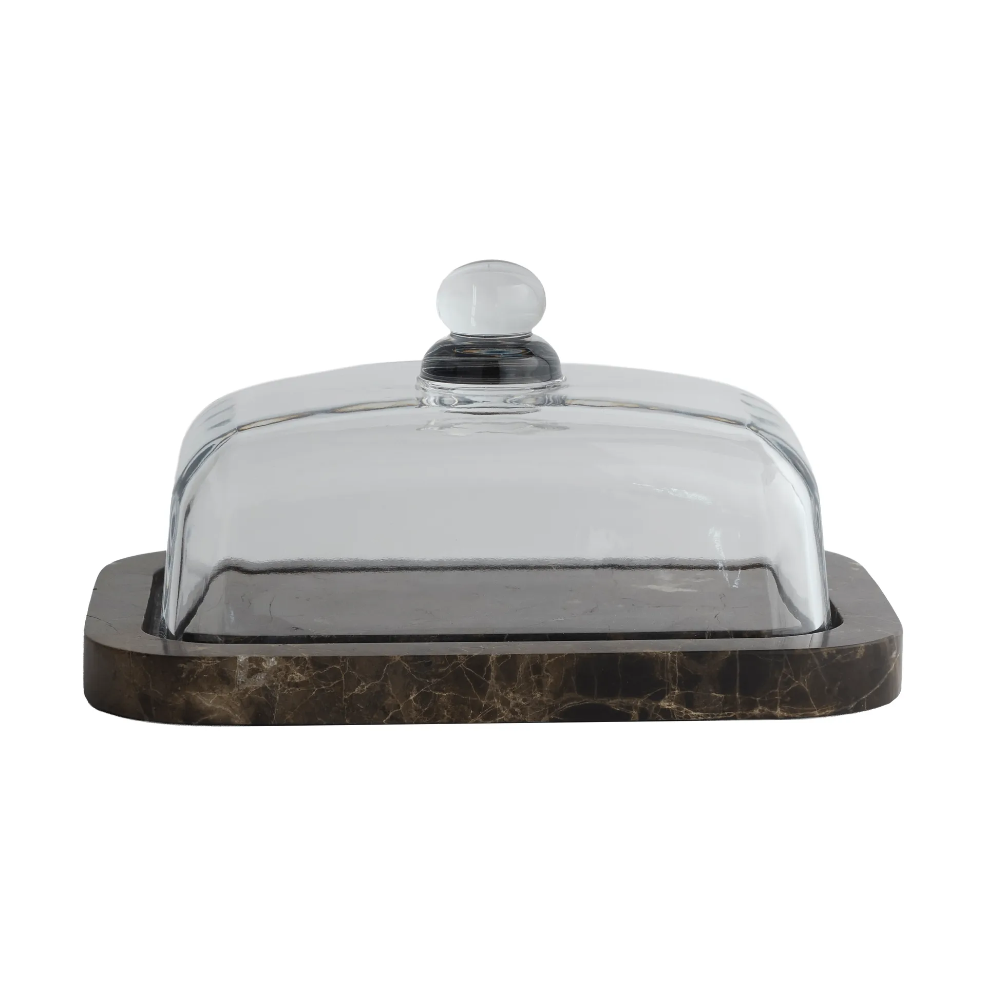 Mette Ditmer Marble smörask Brown (brun), 14x19,5x10,5 cm