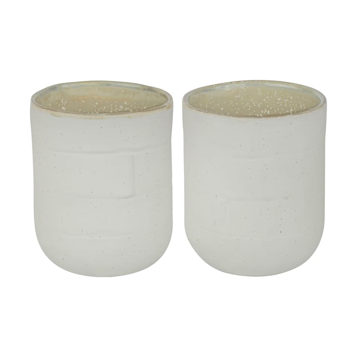 Sand Grain mugg 30 cl 2-pack - Straw - Mette Ditmer