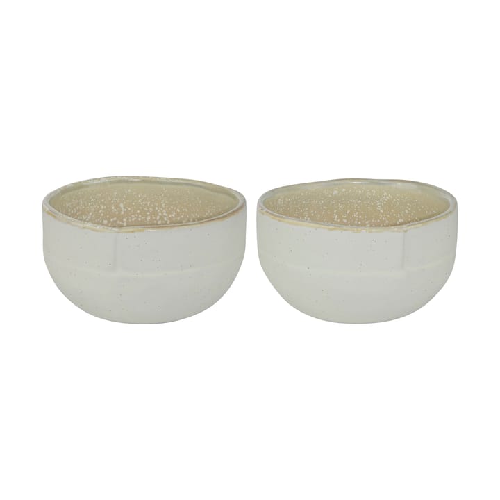 Sand Grain skål Ø10 cm 2-pack - Straw - Mette Ditmer