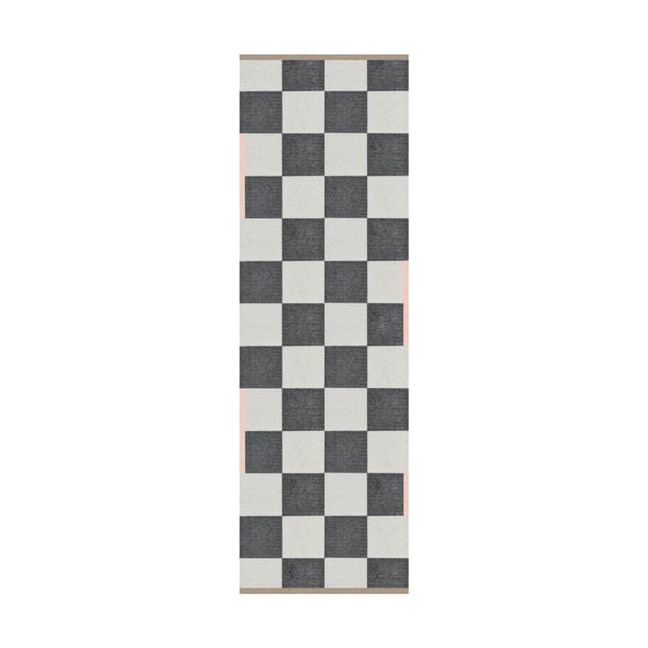 Square all-round gångmatta, Dark grey, 77x240 cm Mette Ditmer