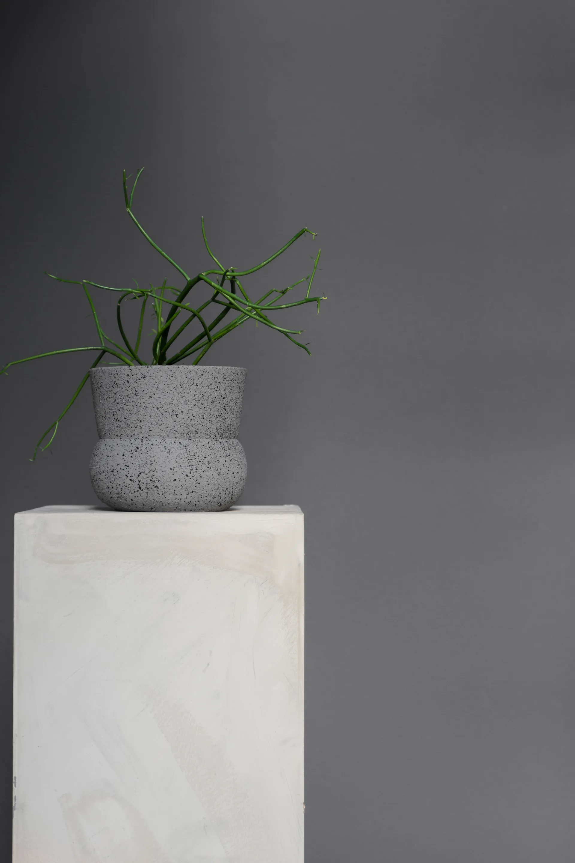 Stone blomkruka Ø17 cm, Grey Mette Ditmer