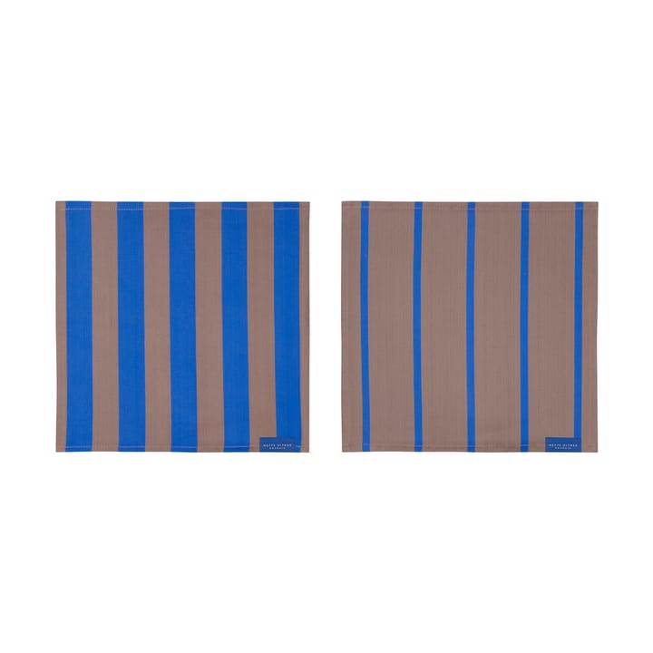 Stripes disktrasa 33x33 cm 2-pack, Blush Mette Ditmer