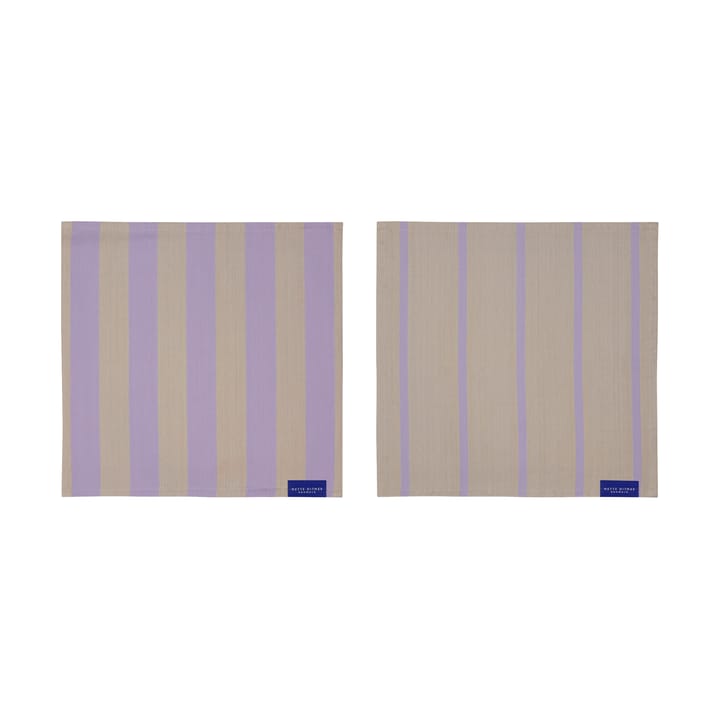 Stripes disktrasa 33x33 cm 2-pack, Sand Mette Ditmer