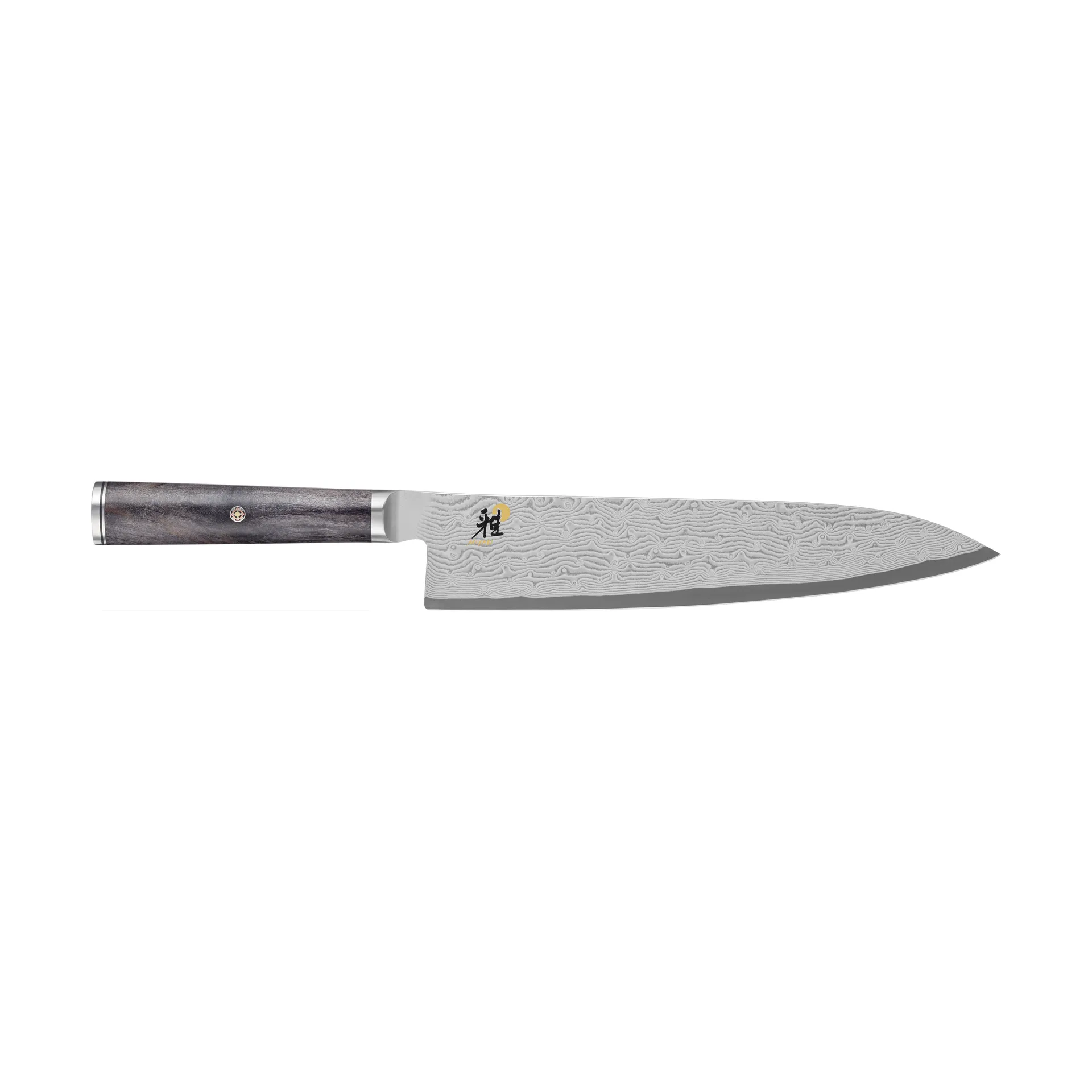 Black 5000MCD 67 kockkniv gyutoh 24 cm, Damaskus-svart lönn Miyabi