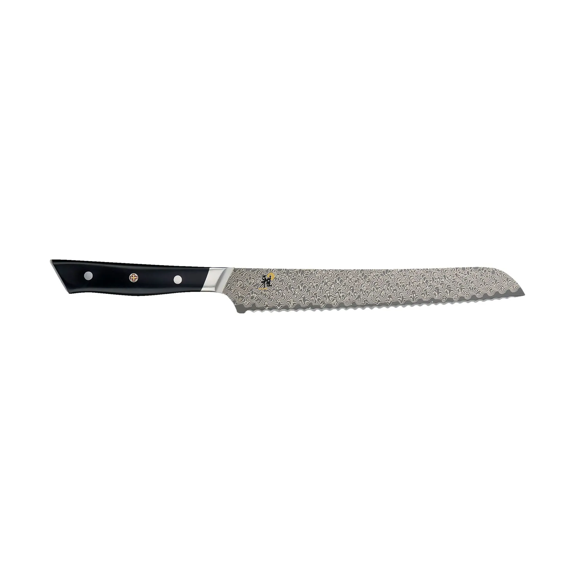 Hibana 800DP brödkniv 24 cm, Damaskus-svart Miyabi