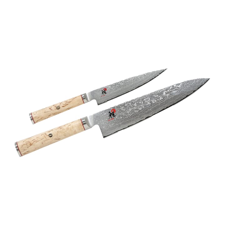 Miyabi Birch 5000MCD knivset 2 delar, Trä Miyabi