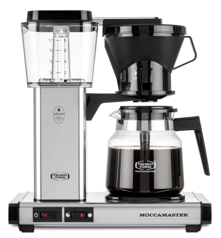 Manual kaffebryggare 1,25 l, Polerad silver Moccamaster