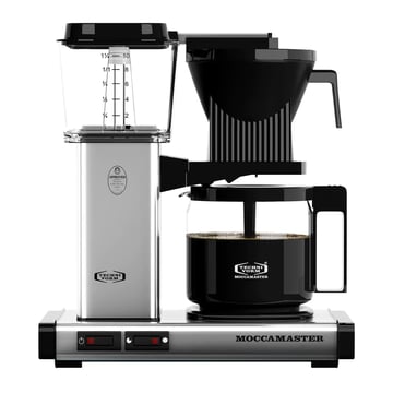 Läs mer om Moccamaster Moccamaster automatic kaffebryggare 1,25 l Polerad silver