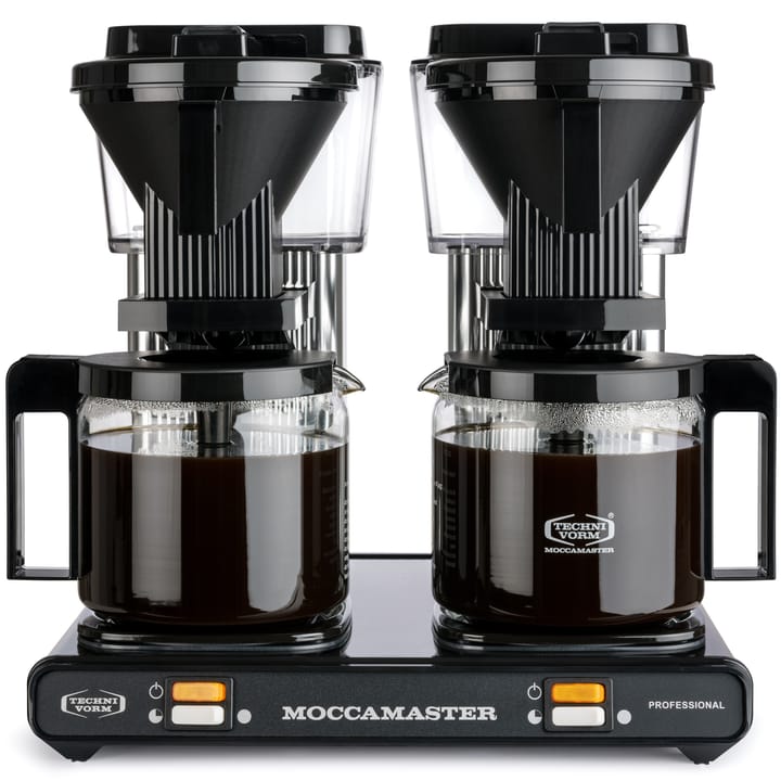 Professional dubbel moccamaster 2,5 L, Svart-silver Moccamaster