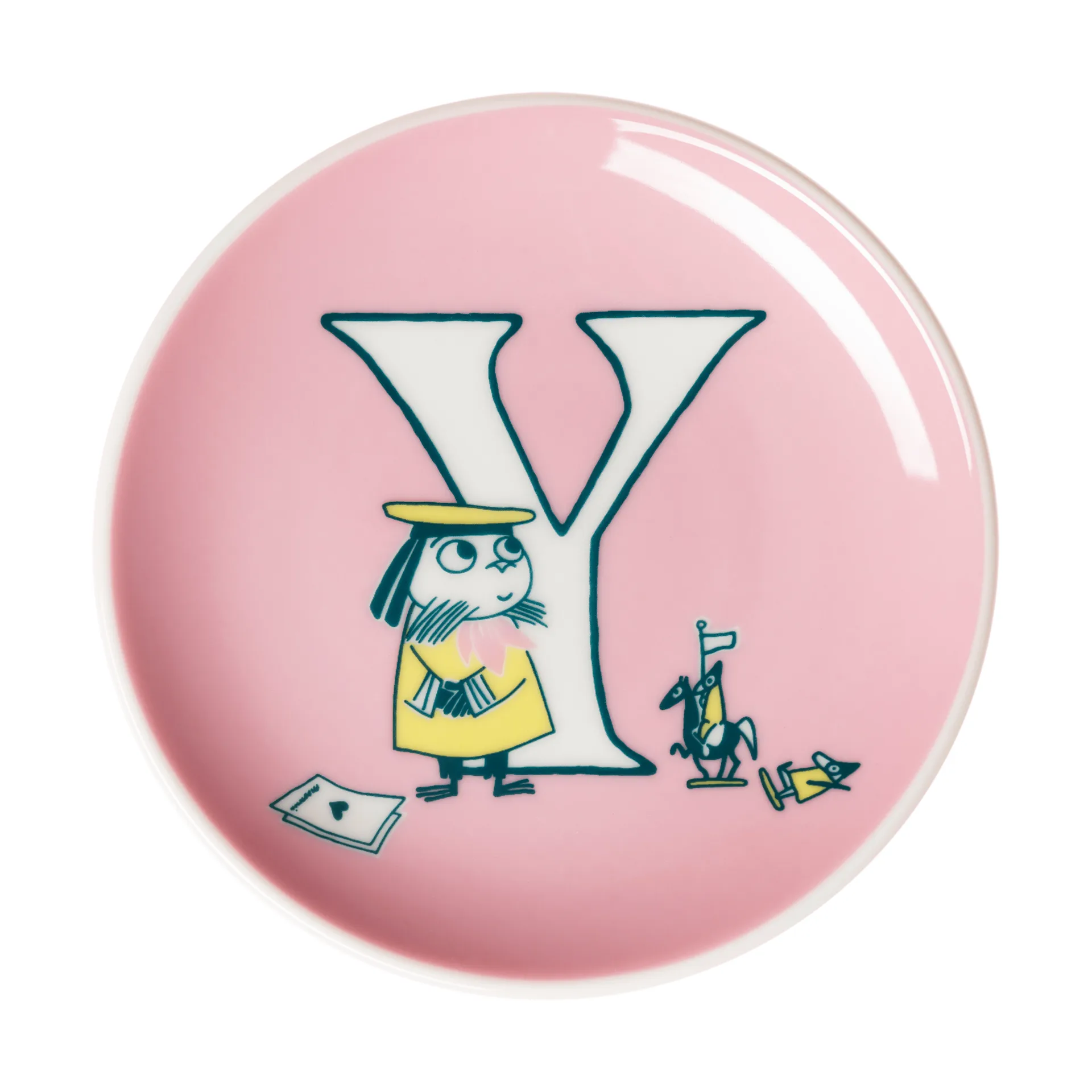 Moomin Arabia ABC Mumin minitallrik Y, 10,5 cm