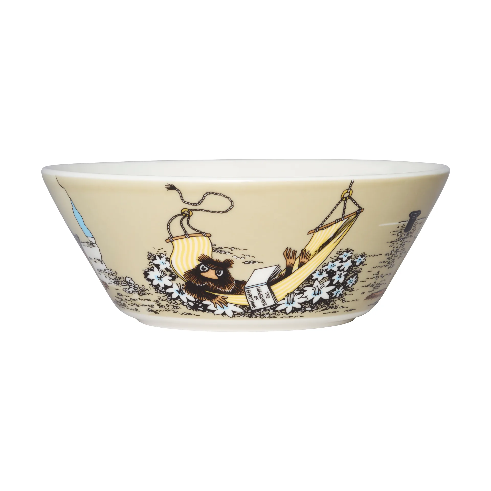 Bisamråttan Muminskål Ø15 cm, Beige Moomin Arabia