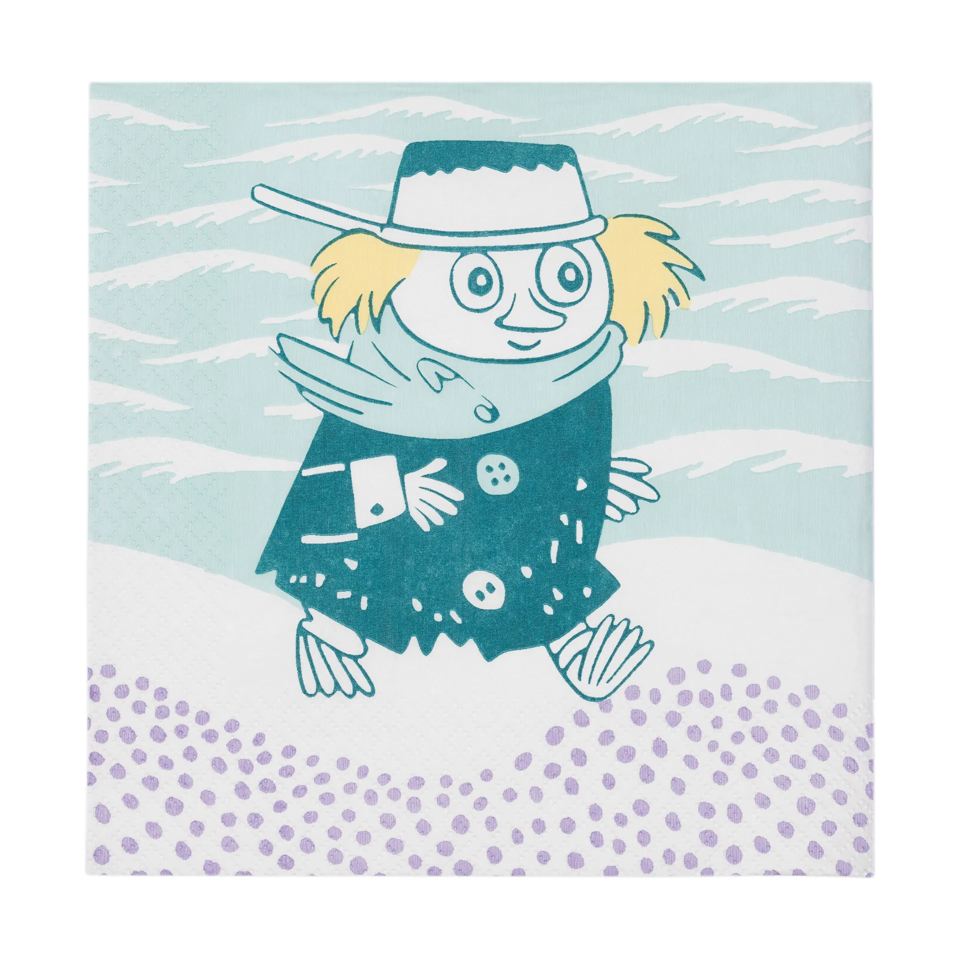 En dag på stranden Mumin pappersservett 33x33 cm 20 st, Multi Moomin Arabia