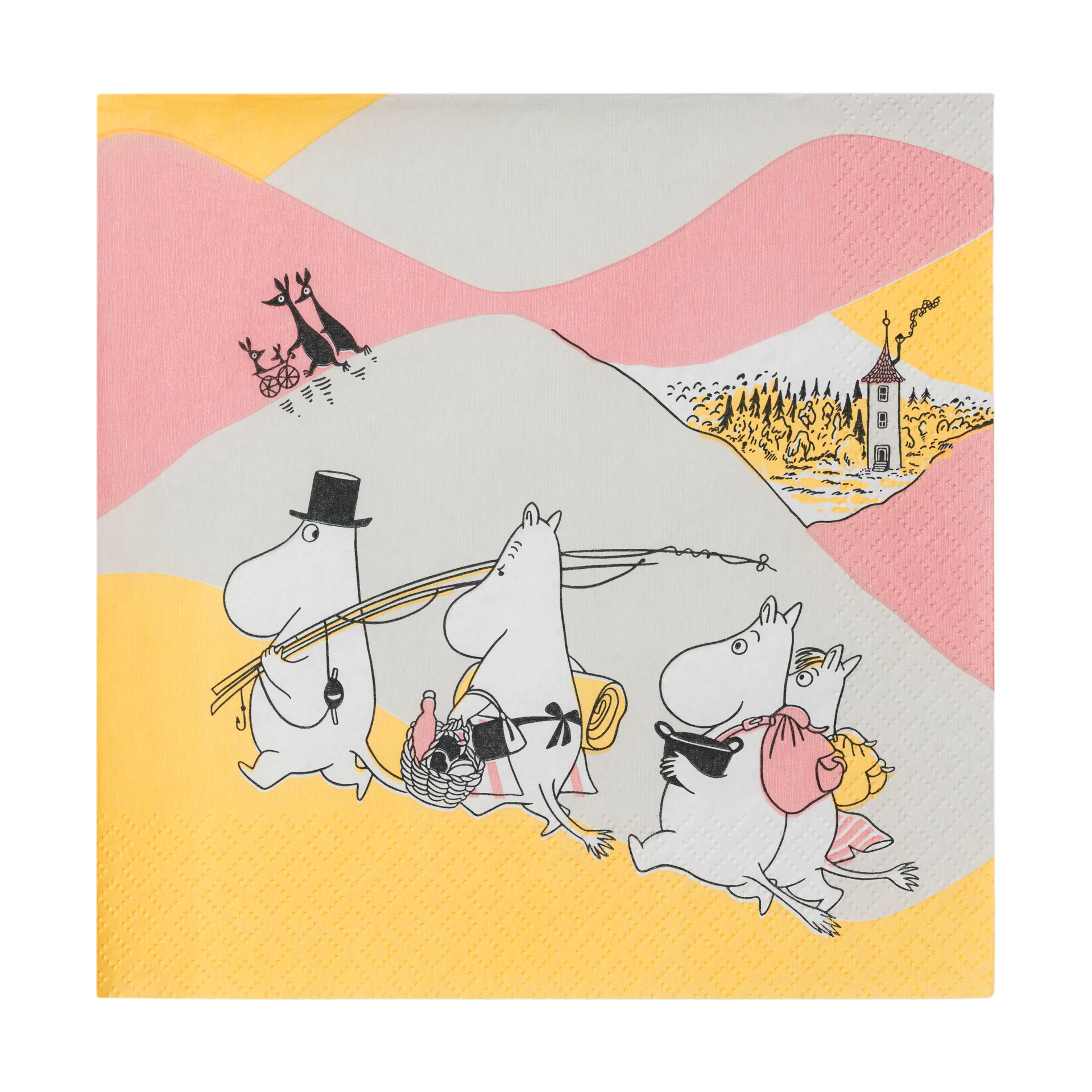 Familjemys pappersservett 33x33 cm 20-pack, Multi Moomin Arabia