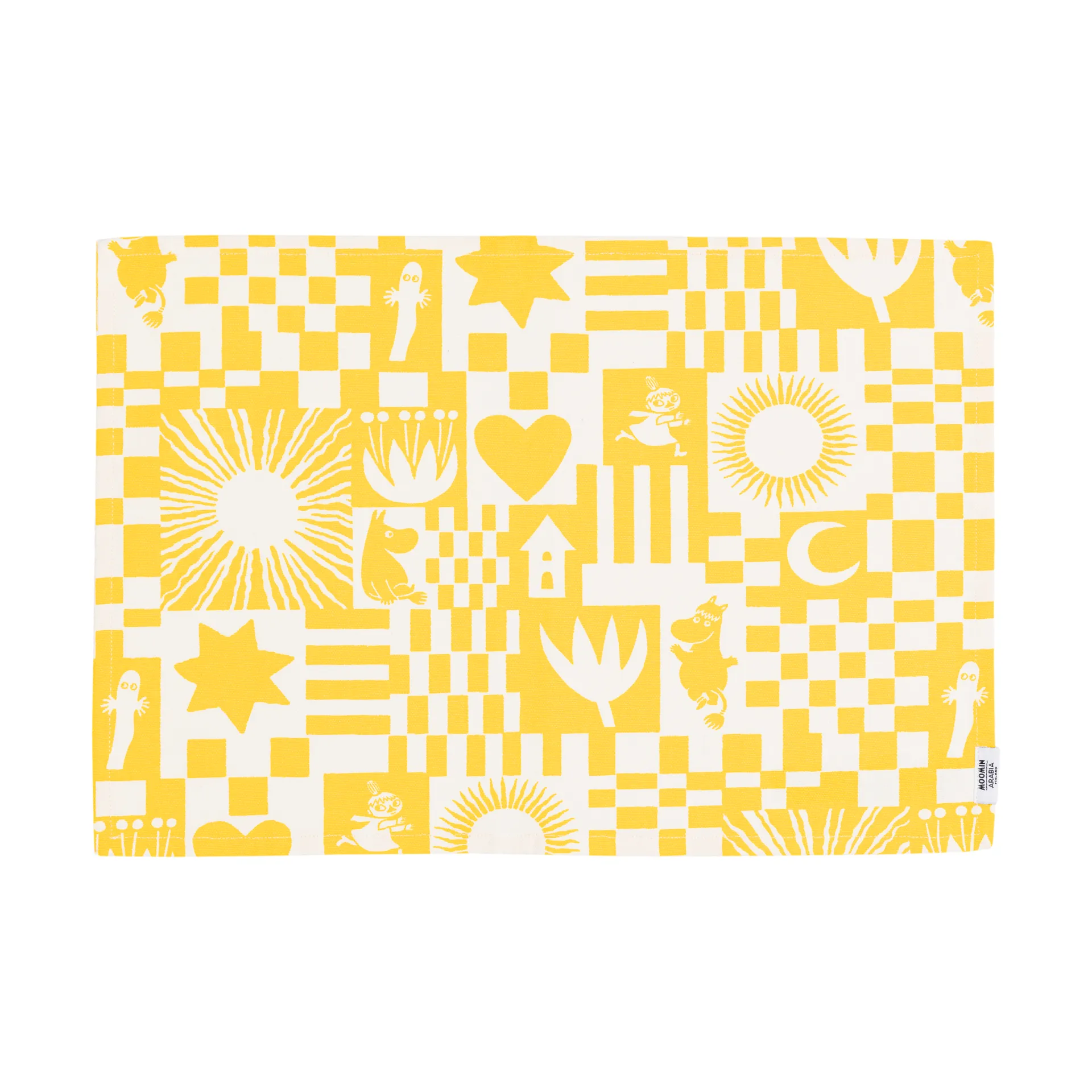 Fest mumin bordstablett 31x46 cm, Gul Moomin Arabia