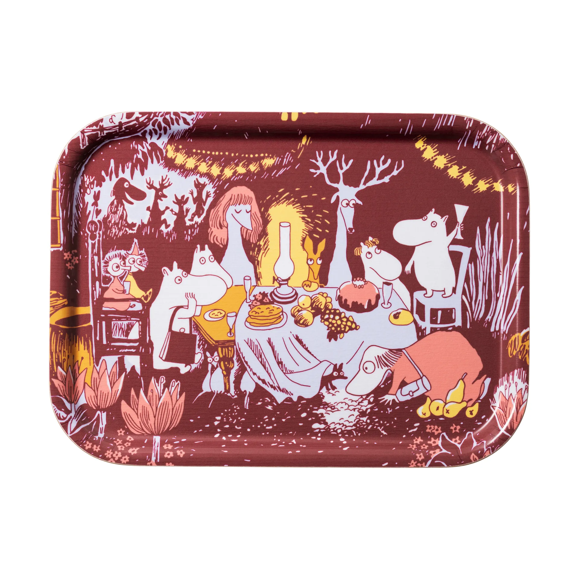 Festliga stunder mumin dekorationsbricka, 20x27 cm Moomin Arabia