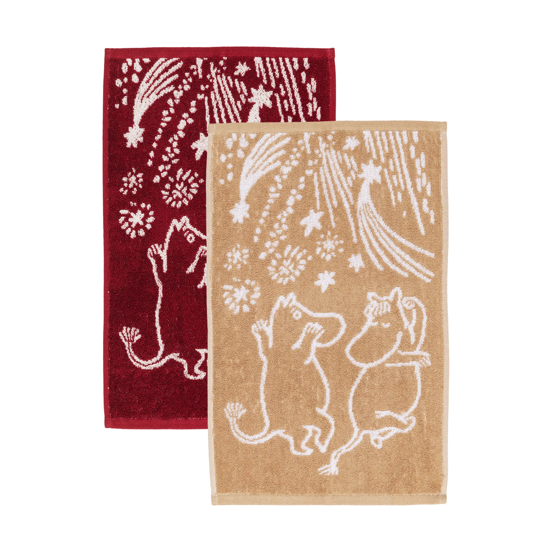 Festliga stunder mumin handduk 2 delar, 30x50 cm Moomin Arabia