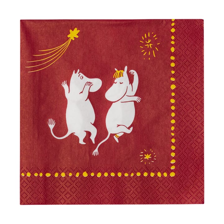 Festliga stunder mumin pappersservett 33x33 cm, 20-pack Moomin Arabia