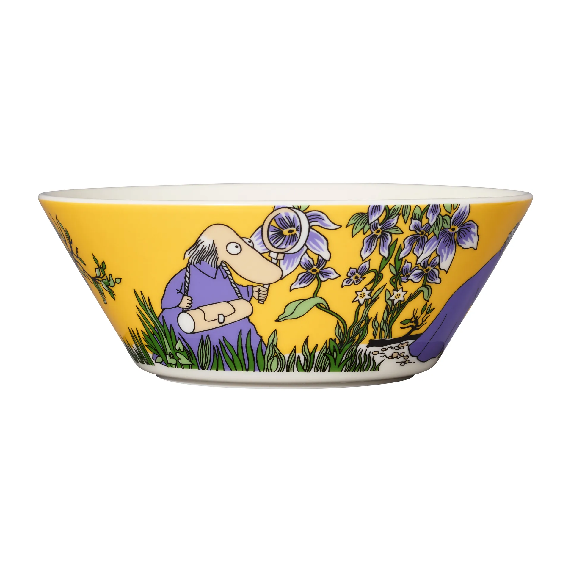 Hemulen Muminskål Ø15 cm, Gul Moomin Arabia