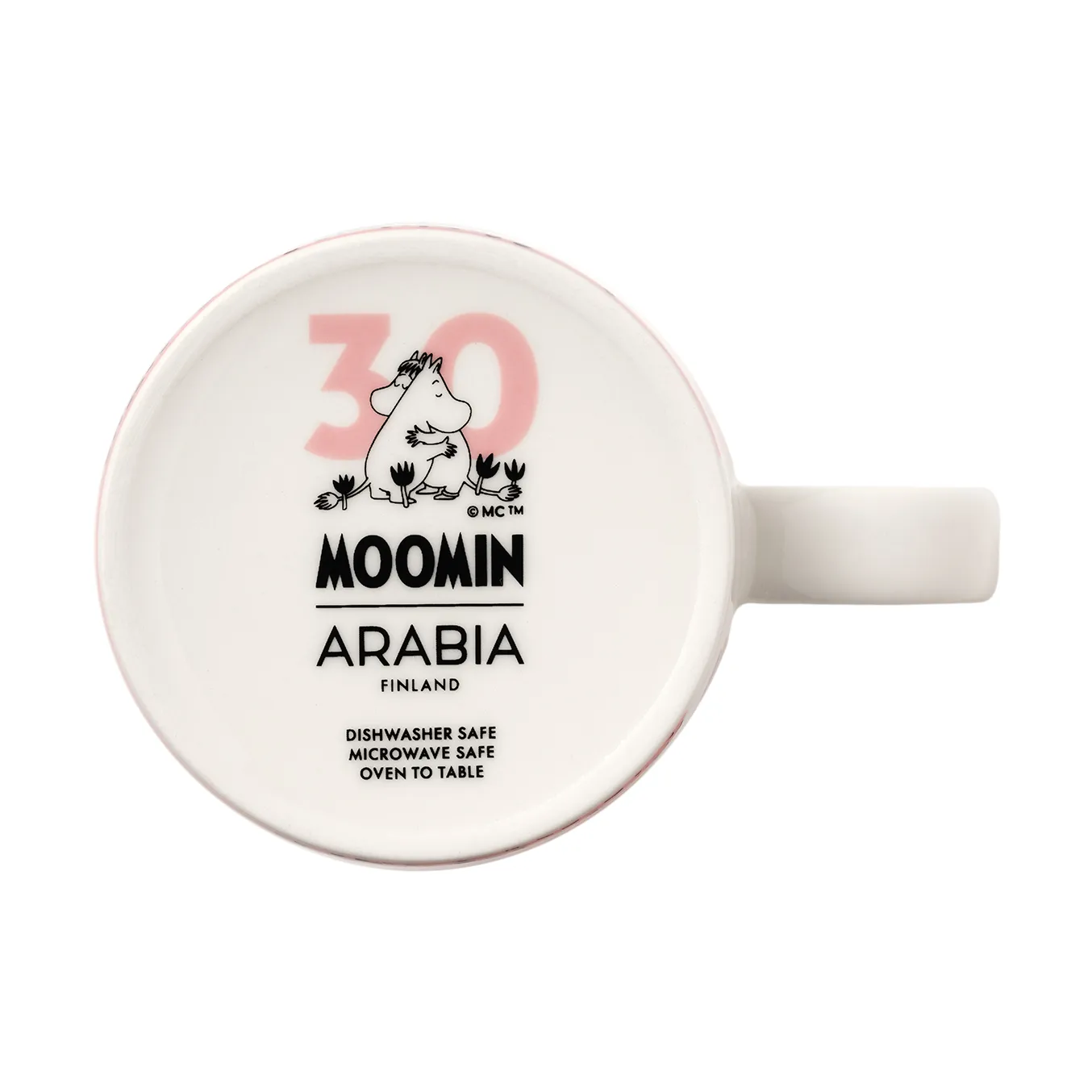 Kärlek 30 årsdag Muminmugg & tallrik Limited Edition, 2 delar Moomin Arabia