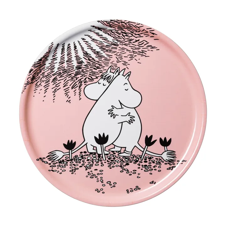 Kärlek Mumin bricka - Ø35 cm - Moomin Arabia