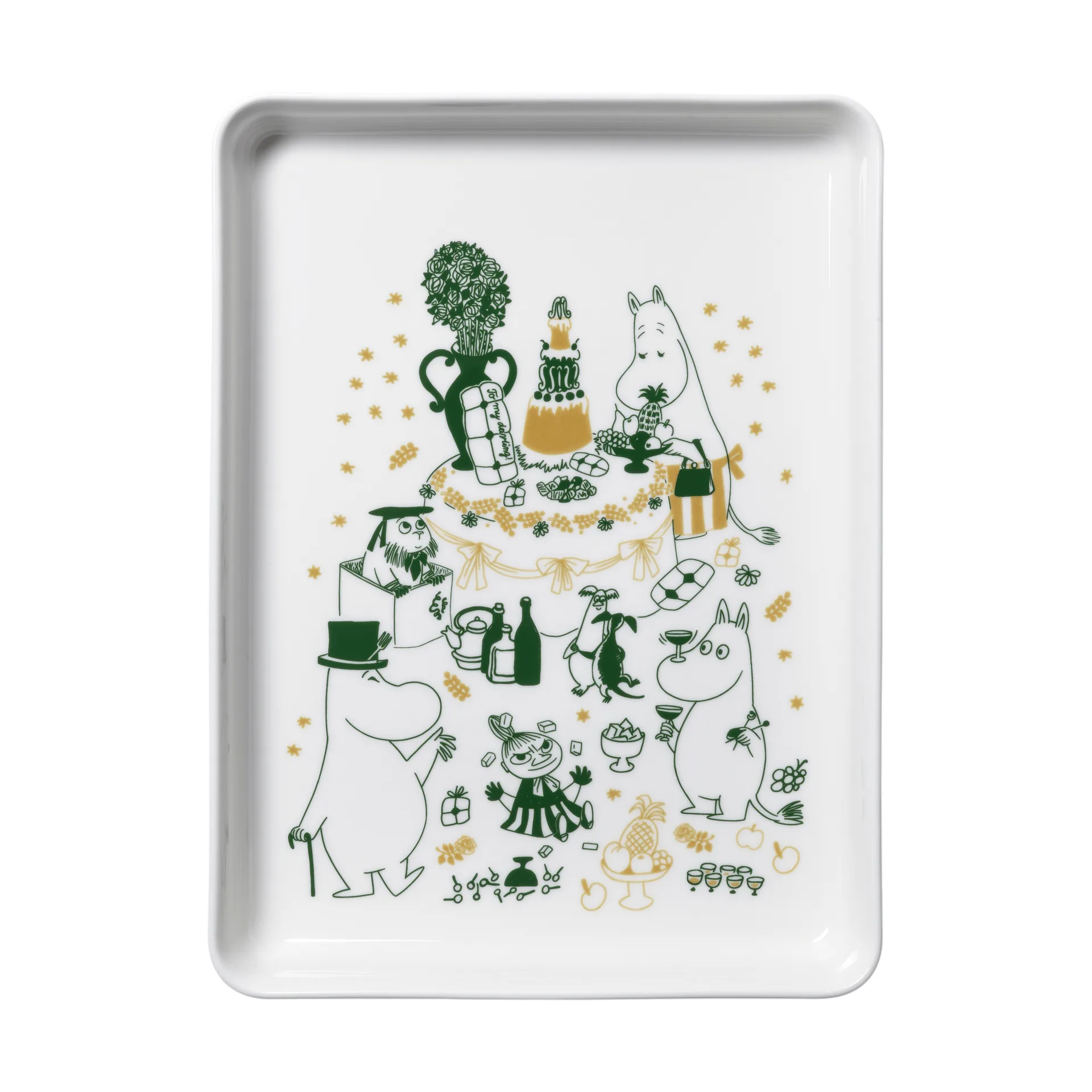 Moomin Arabia Kärleksgåva Mumintallrik 24x32 cm