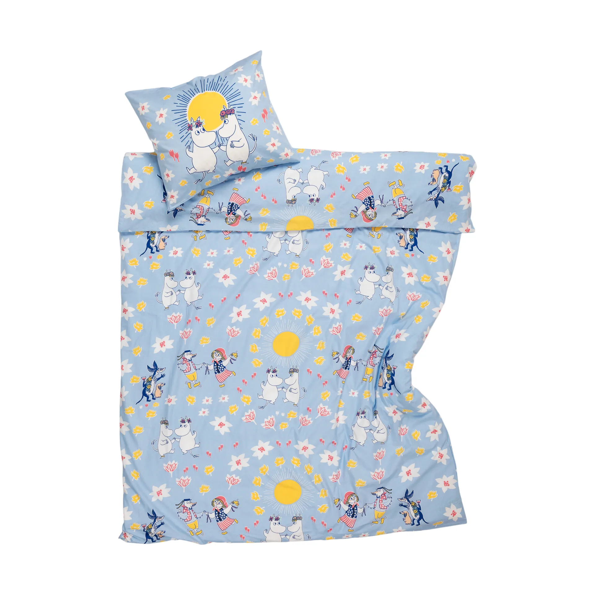 Mumin bäddset 150x210 cm, Sommardans Moomin Arabia